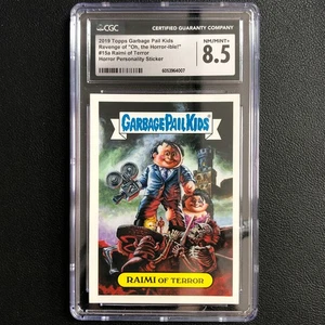 2019 Topps Garbage Pail Kids GPK Raimi of terror Horror Personality Sticker CGC - Bild 1 von 2