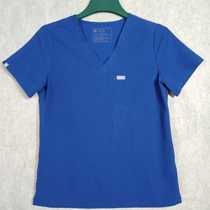 FIGS Catatrina 1-Pocket Scrub Top Electric Blue PO #2184 SMALL FW1000 - Bild 1 von 6