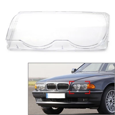 PARA BMW SERIE 7 E38 728I 730I 735I 740I FARO DELANTERO LENTE CUBIERTA PANTALLA Foto 1 de 4