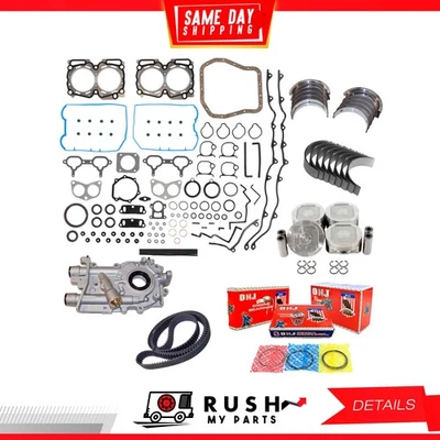 97-99 Master Engine Rebuild Kit For Subaru Forester 2.5L H4 DOHC 16v DNJ EK710M - Image 1 of 4