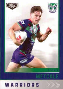 2025 New Zealand Warriors NRL TLA Elite Rookie Card - Luke Metcalf - Picture 1 of 3