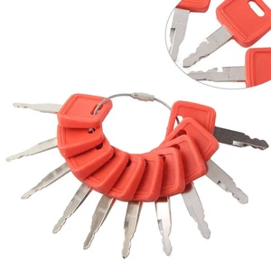 AT194969 AT147803 H800 Ignition Key For John Deere Excavator Red - Picture 1 of 6