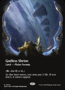 Godless Shrine - Lámina - Borderless Edge of Eternities #0280 Magic The Gathering - Imagen 1 de 1