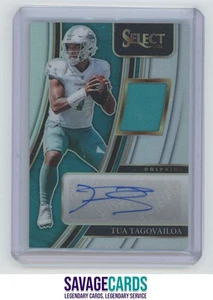 2021 Panini Select Signature Memorabilia Prizm Tua Tagovailoa /75 #SMP-TTA Miami - Picture 1 of 3