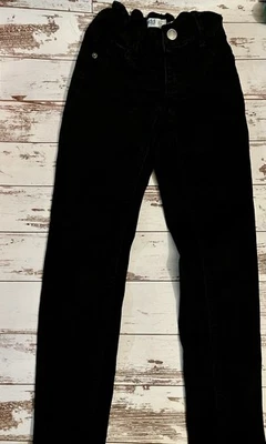 Pantalones de mezclilla Mudd negros cintura ajustable talla 8 niñas Foto 1 de 3