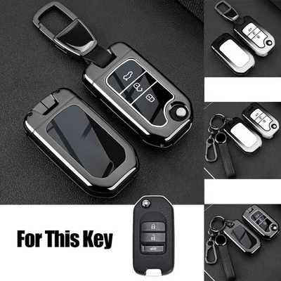 Funda para llavero de TPU de aleación de zinc para Honda Civic Accord CR-V Vezel Odyssey Foto 1 de 4