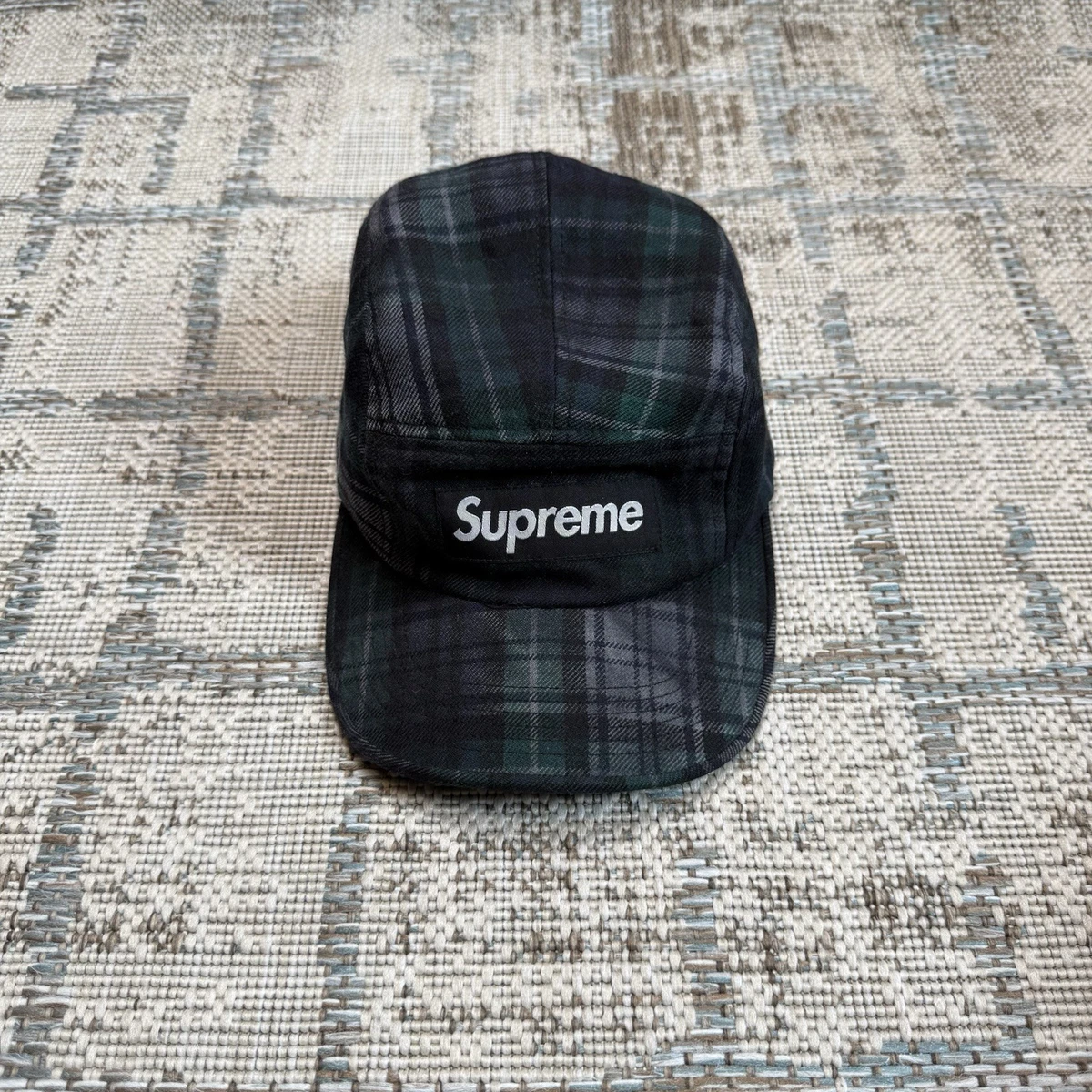 Supreme Plaid Camp Cap for sale - eBay