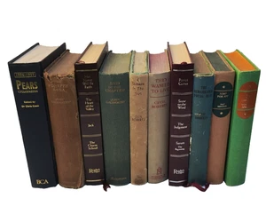 Job Lot Vintage Books Hardback  x 10 Display Interior Decor Prop Pub (REF7) - Bild 1 von 5