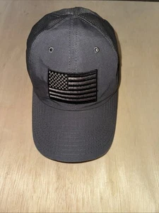 RWB Americana American Flag Gray Baseball Cap Hat - Picture 1 of 3