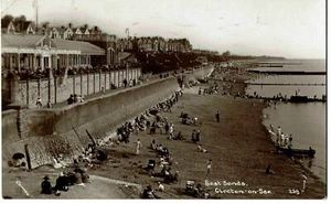 POSTAL LOCAL RP CAMEO EAST SANDS CLACTON ON SEAS 1926 - Imagen 1 de 2