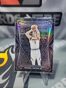 2023-24 PANINI OBSIDIAN #97 MICHAEL PORTER JR. BASE HOLO DENVER NUGGETS - Picture 1 of 2