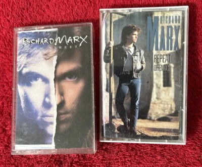 Richard Marx 2 Cassette Tape Lot Rush Street & Repeat Offender - Image 1 of 3