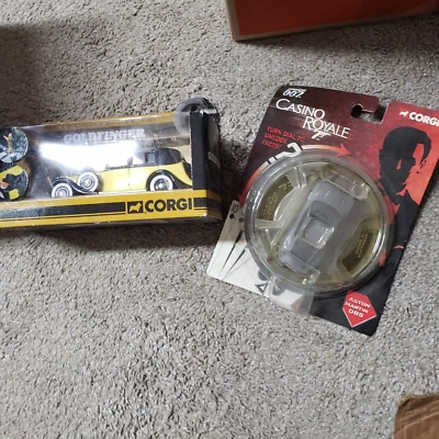 NEW LOT 2 Corgi James Bond Goldfinger Casino Aston DBS Rolls Royce Die Cast 1:36 - Image 1 of 4