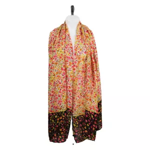 Issac Mizrahi Live! Bufanda estampada, multicolor, estampado floral - Imagen 1 de 2