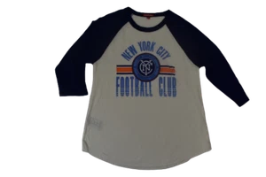 Mitchell & Ness Womens MLS New York City Football Club Shirt New M - Picture 1 of 6