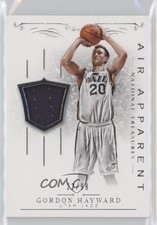 2013-14 Panini National Treasures Air Apparent Materials /99 Gordon Hayward #25
