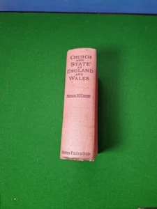Church and State in England and Wales by Michael McCarthy - 1906 1st Edition - Picture 1 of 12