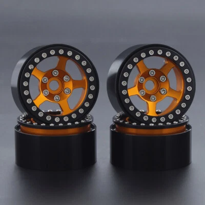 1.9" CNC Metal Beadlock Wheel Hub for 1/10 RC Crawler Car Axial SCX10 TRX4 Capra - Image 1 of 4