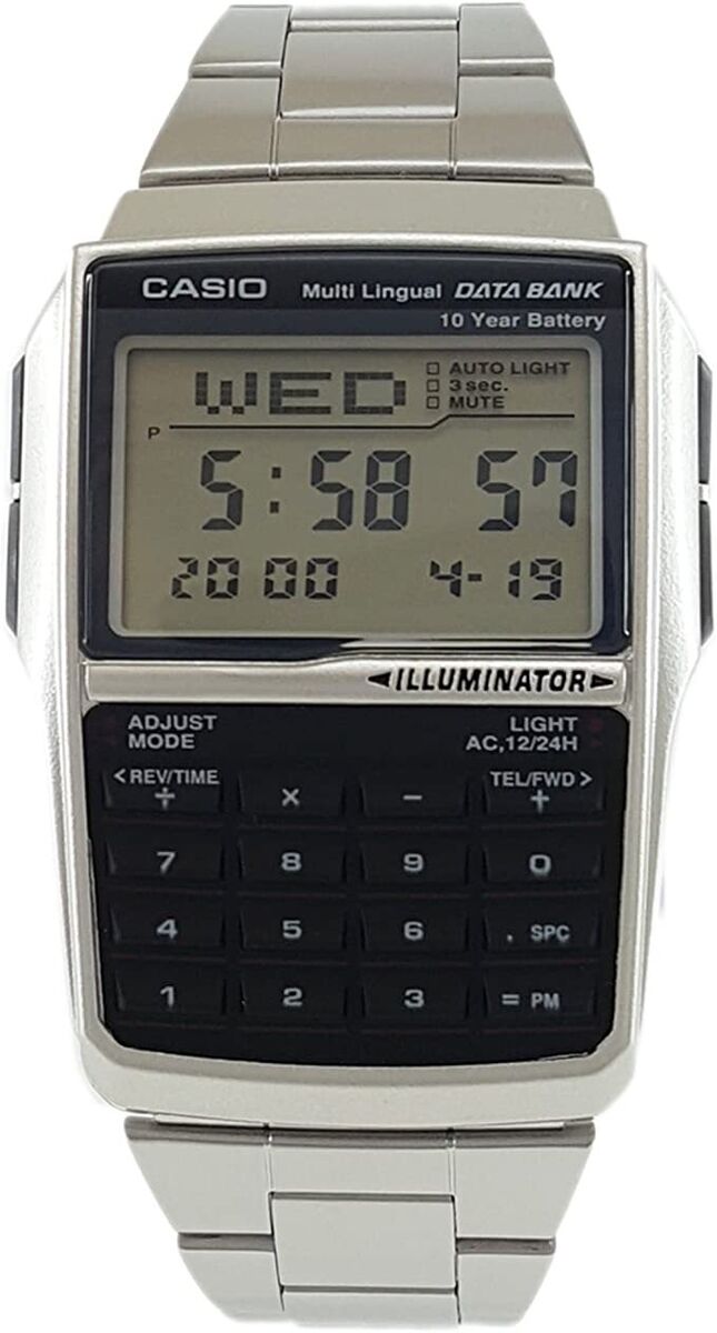 Casio Databank Stainless Steel Case Wristwatches for sale - eBay Casio Databank Stainless Steel Case Wristwatches for sale - eBay