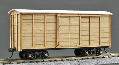On30/O16.5/Oe Kito Freelance Narrow Gauge Boxcar Kit 1:48 Scale Freight Car Van - Image 1 of 2