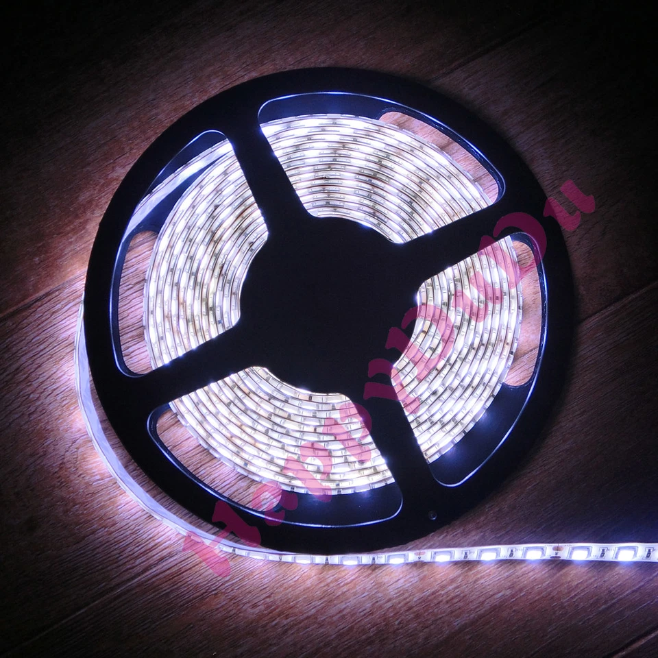 3.28ft~65.6ft Cold White 6000K LED 5050 Flexible Strips Light Lamp SMD 60leds/M - Image 1 of 1