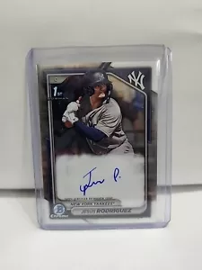 2024 Bowman Chrome -“Jesus Rodriguez” -1st Bowman AUTO- Yankees Prospect #CPA-JR - Picture 1 of 3