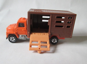 1974 Tomica Orange Ford Cattle Horse Truck #F62 - #F27 Japan (1/95 ) Tomy