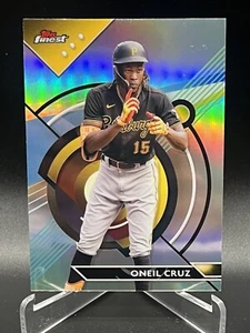 2023 Topps Finest Oneil Cruz Refractor #9 Pirates - Picture 1 of 1