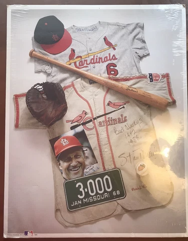 No. 12 “STAN ‘The Man’ MUSIAL” - Groskinsky - 1993 MLB 11 x 14  NEW Sealed Cover