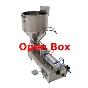 Open Box 50-500ml One Nozzle Piston FillerPaste Liquid Heating Filling Machine - Picture 1 of 4