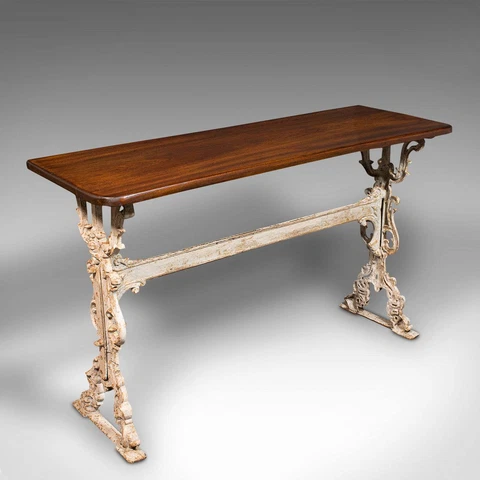 Antique Orangery Console Table, English, Walnut, Reception Hall, Side, Victorian Cover