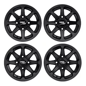 12" RockTrix RT102 ATV Wheels (12x7) for Honda Rancher Foreman Fourtrax SRA - Picture 1 of 6