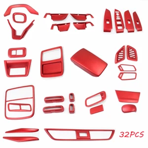 Kit de decoración interior de coche 32P rojo cubiertas de marco molduras para Honda Accord 2018-2022 - Imagen 1 de 12