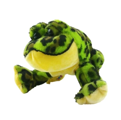 Ganz Webkinz Lil'Kinz HS114 Bull Frog Plush Green Spotted Forest Stuffed Animal - Image 1 of 4