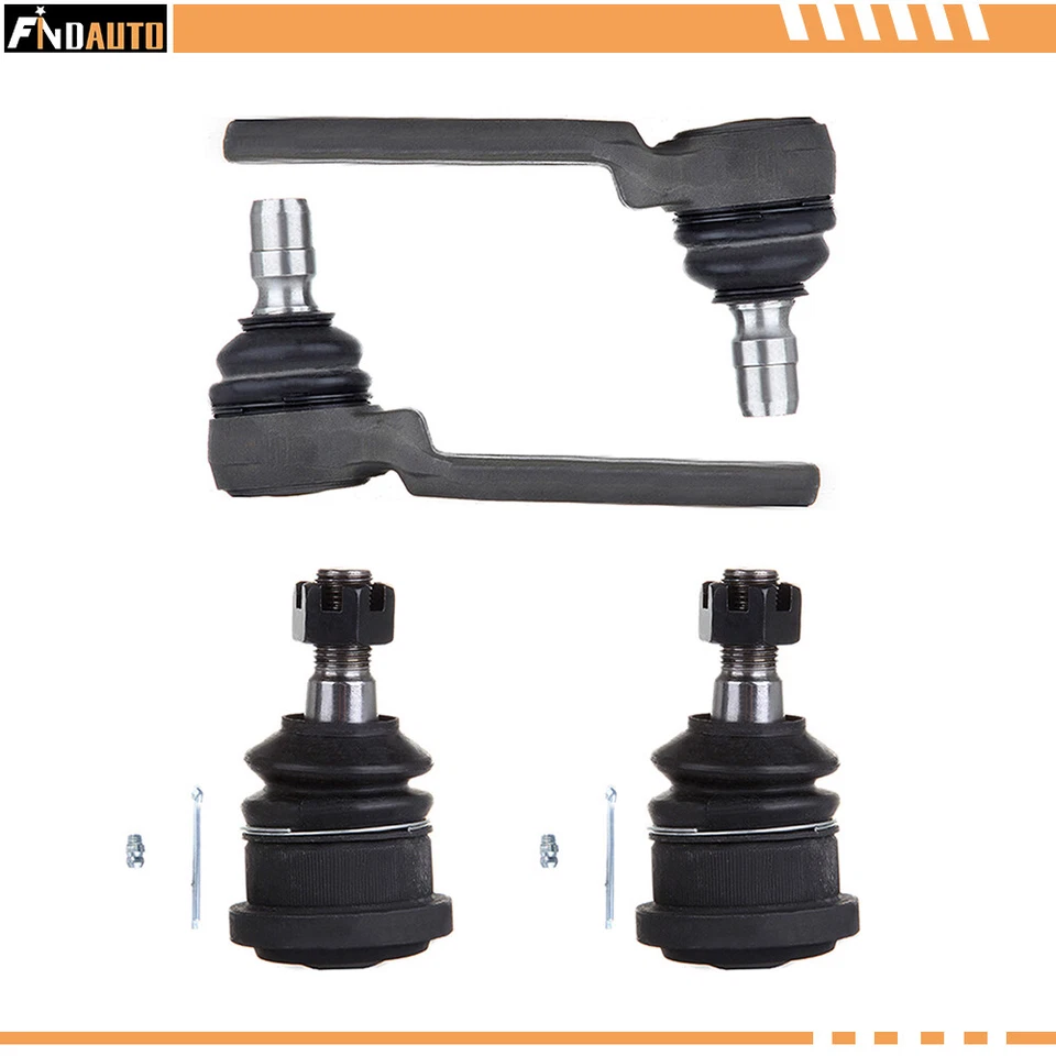 For 1995-2002 Lincoln Town Car Front Suspension Upper Lower Ball Joints 4PCS Set - Image 1 of 1