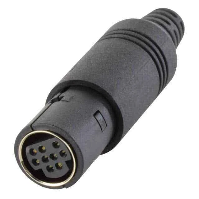 CONN RCPT FMALE MINI DIN 9P SLDR - Image 1 of 1