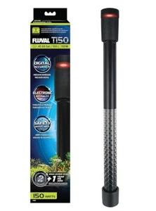 Fluval T150 Aquarium Heater 150w - Digital Fish Tank Thermostat - 75-150 Litres - Picture 1 of 6