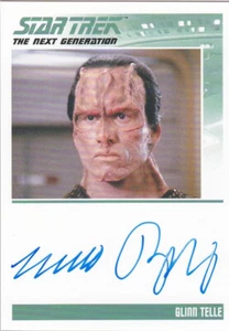 Star Trek TNG Archives & Inscriptions Marco Rodriguez Glinn Telle Autograph Card - Picture 1 of 1