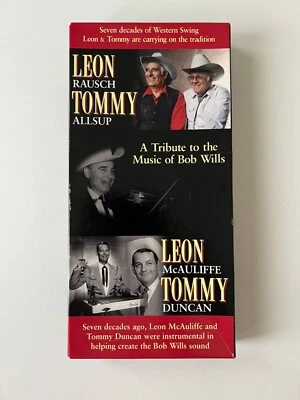 Rausch Allsup McAuliffe Duncan Tribute Music Music Bob Wills 4 Cassette Box Set Foto 1 de 4