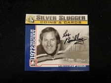 2009-10 Les Binkley In the Game 1972 The Year in Hockey On Card Auto!