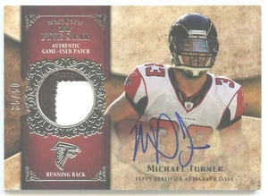 Michael Turner 2011 Topps Five Stars 2Clr Patch Autograph Auto#35/50!Falcons RB - Picture 1 of 1