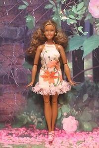 Kleid für Barbie Curvy Looks Signature. KOSTENLOSER VERSAND BEI DREI KÄUFEN. - Bild 1 von 4