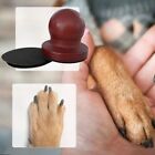 Wooden Dog Nail File Round Dog Pedicure Tool Scraper Dogs Scratching Board
