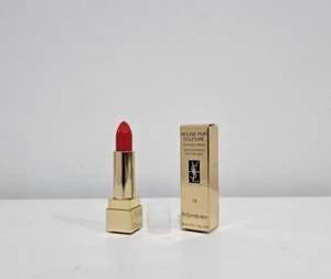 YSL Yves Saint Rouge Pur Couture Lipstick 74 Orange Electro. New Tester. Genuine - Picture 1 of 3