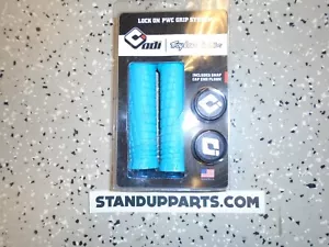 ODI BLUE Lock on Grips atv pwc Jet-Ski Sea-Doo Wave-runner-Blaster Instock TLD - Picture 1 of 2