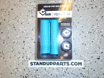 ODI BLUE Lock on Grips atv pwc Jet-Ski Sea-Doo Wave-runner-Blaster Instock TLD - Image 1 of 2