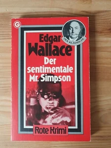 Book Rote Krimi - Edgar Wallace - Der Sentimentale Mr. Simpson - German/Deutsch - Picture 1 of 2