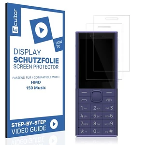 2x Pellicola protettiva 3D opaca per HMD 150 Music Flessibile Proteggi Schermo - Picture 1 of 6