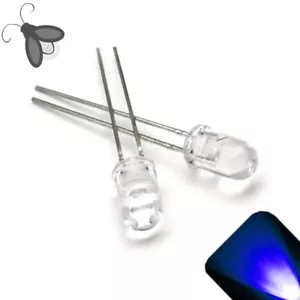 10 x LED 5 mm Azul Respiración Desvanecimiento Pulso Super Brillante Luciérnaga Luz Pulsante Mod - Imagen 1 de 3