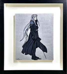 Yoshitaka Amano Canvas Original Sephiroth Original One of a kind with warranty - Picture 1 of 10